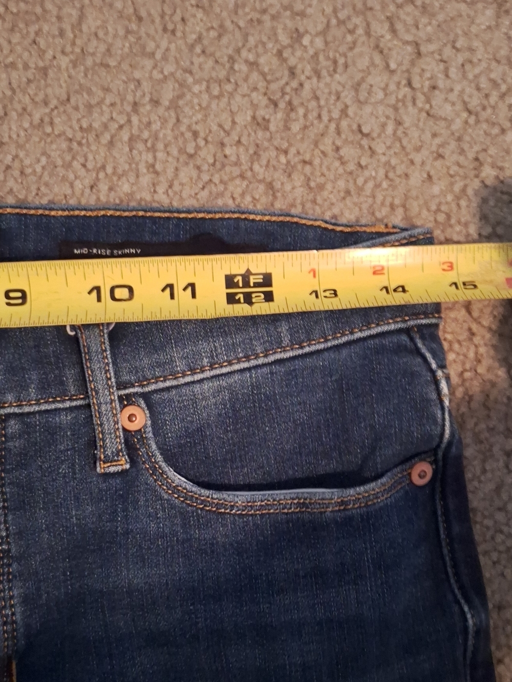 Banana Republic Dark Blue Skinny Jeans - Picture 7 of 9